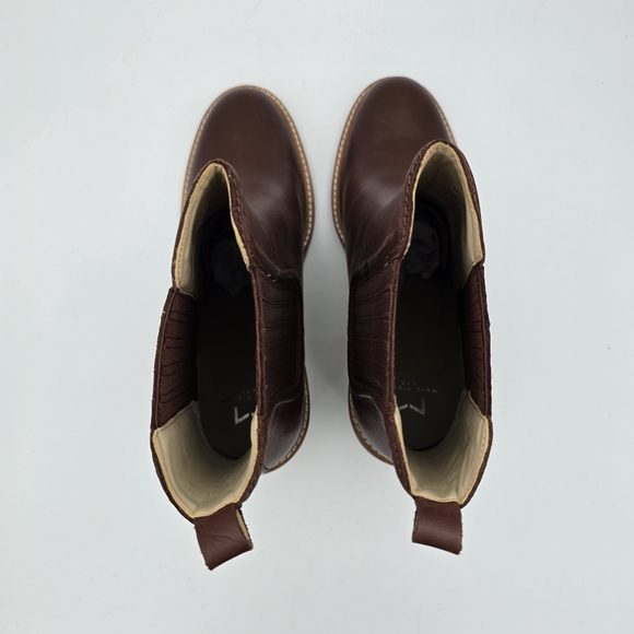 NWOT Marc Fisher LTD Halida Heeled Booties, Dark Natural 120, Women's 11M - Picture 7 of 13